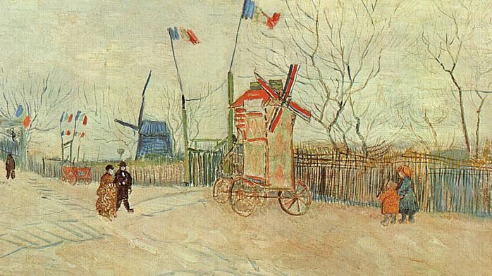 Vincent Van Gogh. Holiday at Montmartre. 1887.